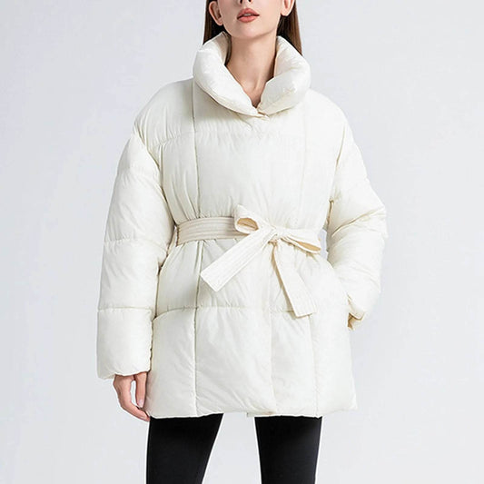 Vielleicht 2024 Korean Puffer Jacket - Women's Thick Cotton Coat - Buy Center US