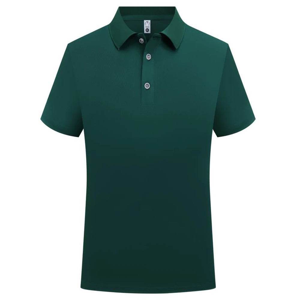 Classic Black Polo T-Shirt for Men - Casual & Breathable Summer Wear - Buy Center US