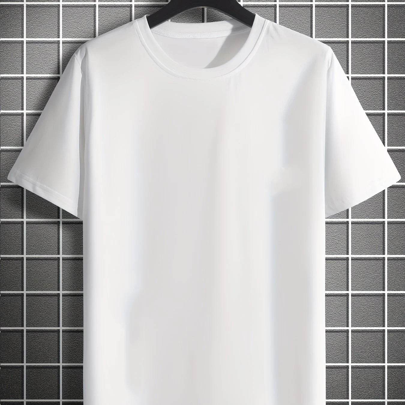 GUILAN Men's Casual Rose Print T-Shirt - 100% Cotton, Slim Fit Style - Buy Center US