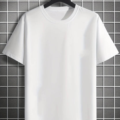 GUILAN Men's Casual Rose Print T-Shirt - 100% Cotton, Slim Fit Style - Buy Center US