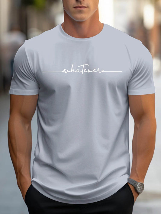 Men's Summer Casual T-Shirt - Lightweight Round Neck Breathable Top - Buy Center US