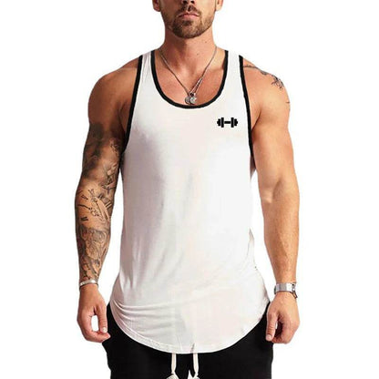 Muscleguys Men's Gym Tank Top - Casual Slim Fit Sleeveless Cotton Shirt - Buy Center US