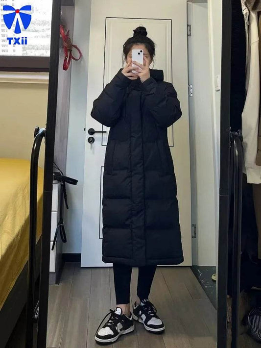 Women's Classic 1996 Down Jacket - Warm, Thick, Solid Color Winter Coat - Buy Center US