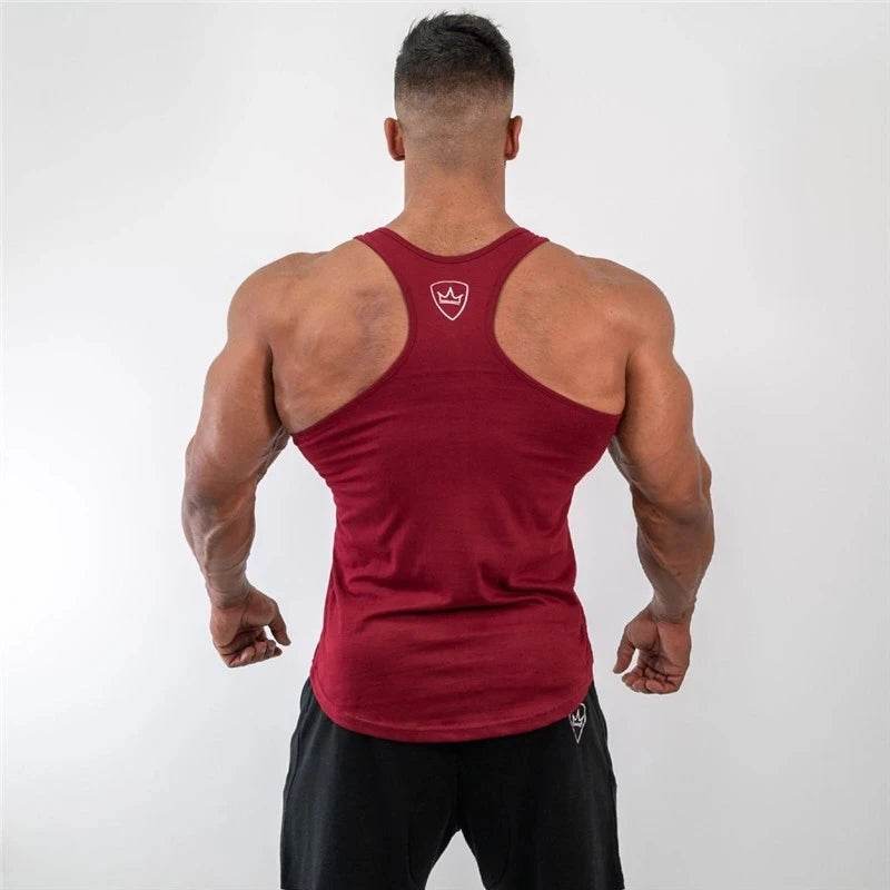 2024 Men's Cotton Gym Tank Tops - Casual Sleeveless Fitness Vest - Buy Center US