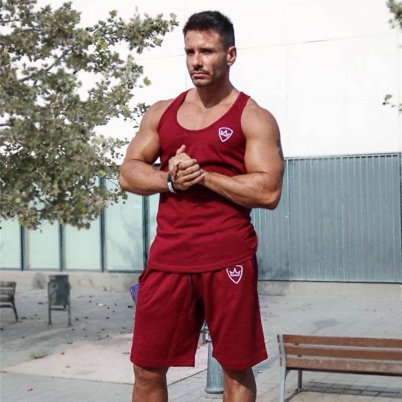 2024 Men's Cotton Gym Tank Tops - Casual Sleeveless Fitness Vest - Buy Center US