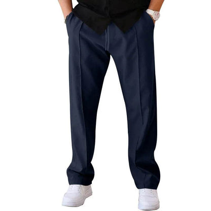 2024 Men's Spring/Summer Casual Loose Straight Leg Pants - Lightweight & Comfortable - Buy Center US