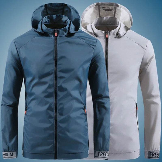 Men's Hiking Skin Jacket - Waterproof Outdoor Coat for Rain & Sun Protection - Buy Center US