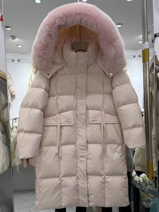 LAJWMPLXLSCN Women's Hooded Down Jacket - Thick & Knee Length - Buy Center US