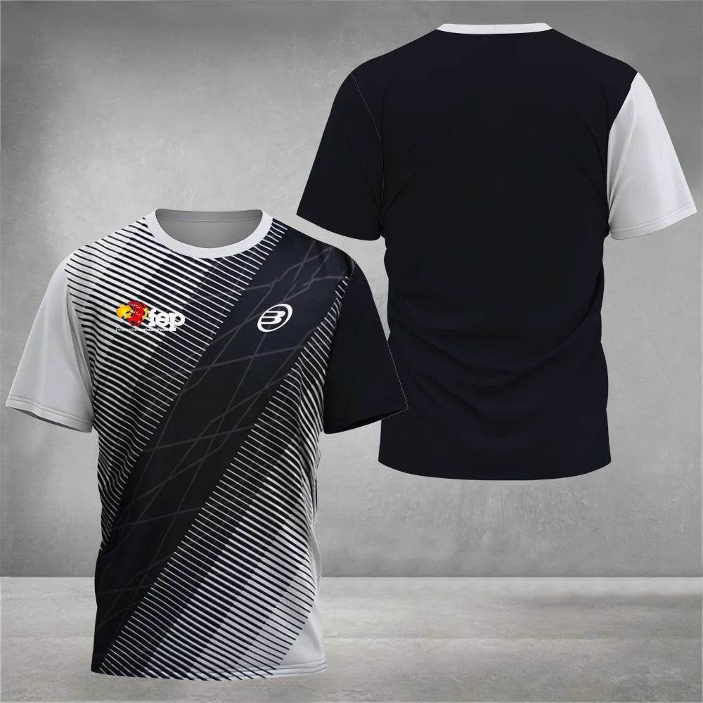 Cool Padel Men's Breathable Quick Dry Summer Tee - Casual & Lightweight - Buy Center US