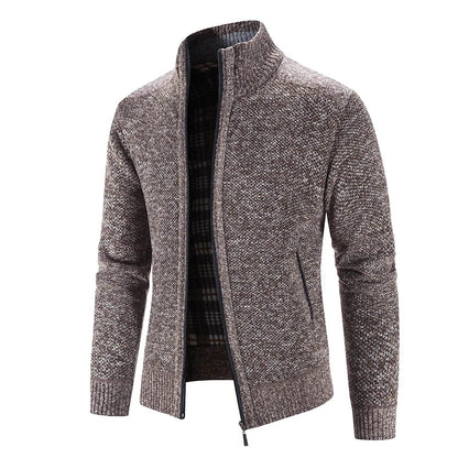 2024 Men’s Faux Fur Wool Jacket - Thick Long-Sleeved Casual Coat - Buy Center US