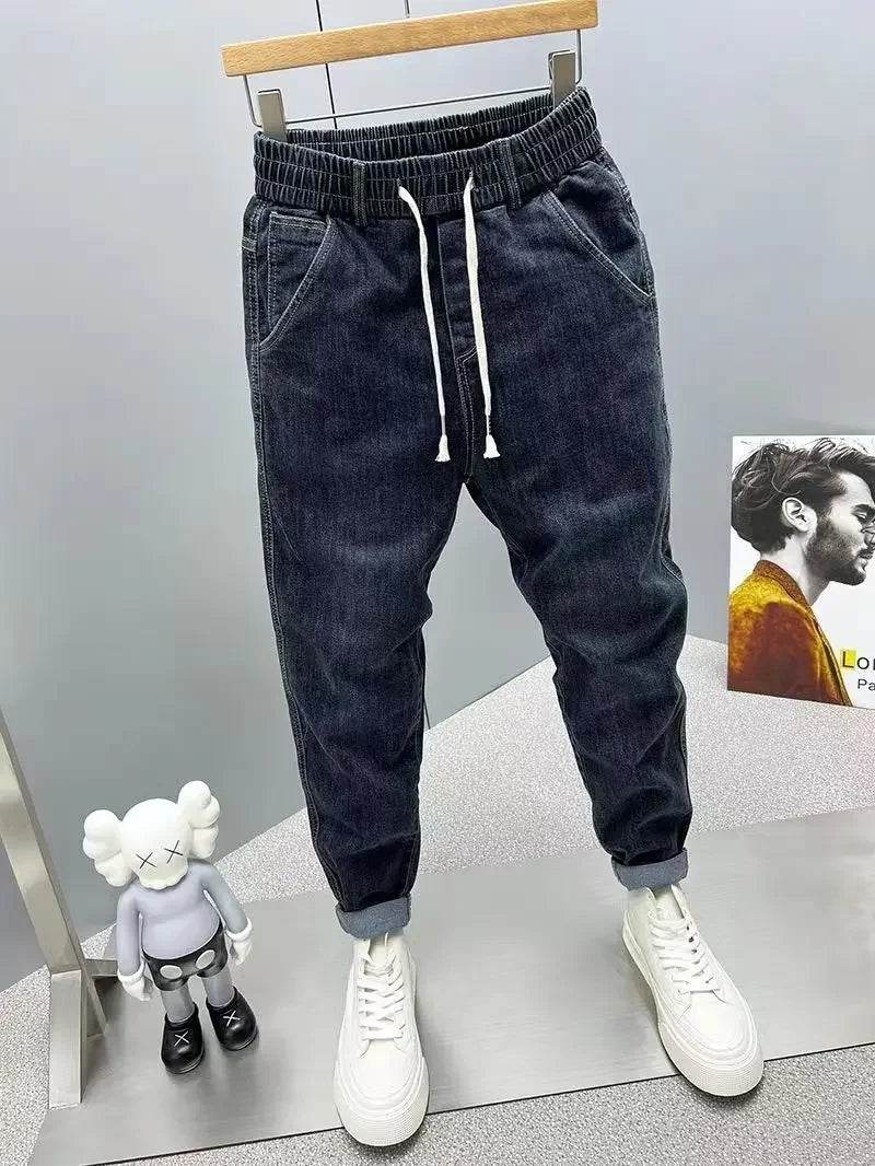 Luxury Harem Casual Jeans for Men - Spring Autumn Streetwear - Buy Center US