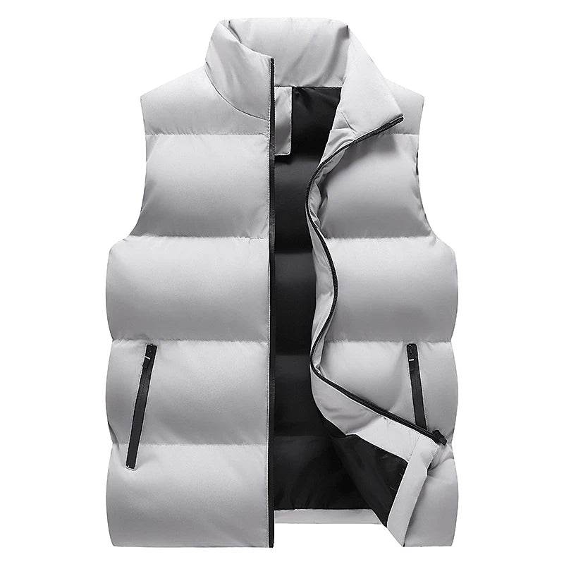 Men’s Winter Vest – Windproof Sleeveless Jacket with Thick Padding - Buy Center US