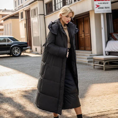 2025 Winter Long Down Cotton Jacket - Oversized & Warm Women's Coat - Buy Center US