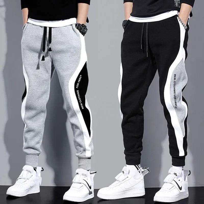 Stylish Black Jogger Pants for Men - Comfortable Hip Hop Casual Trousers - Buy Center US