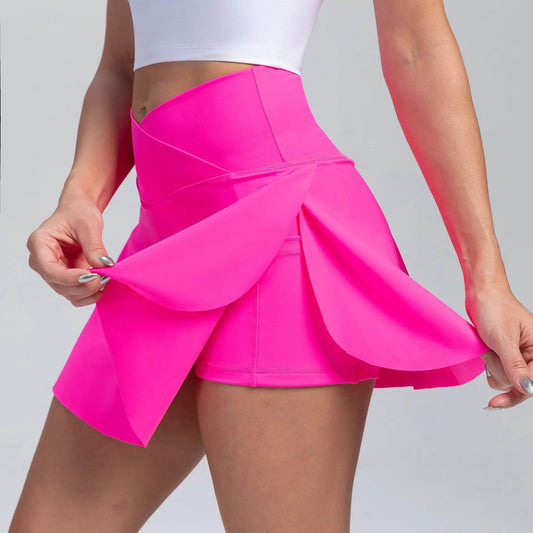 LUOBOLAN 2 in 1 Women’s Sports Skirt - Anti-Exposure Gym Shorts - Buy Center US