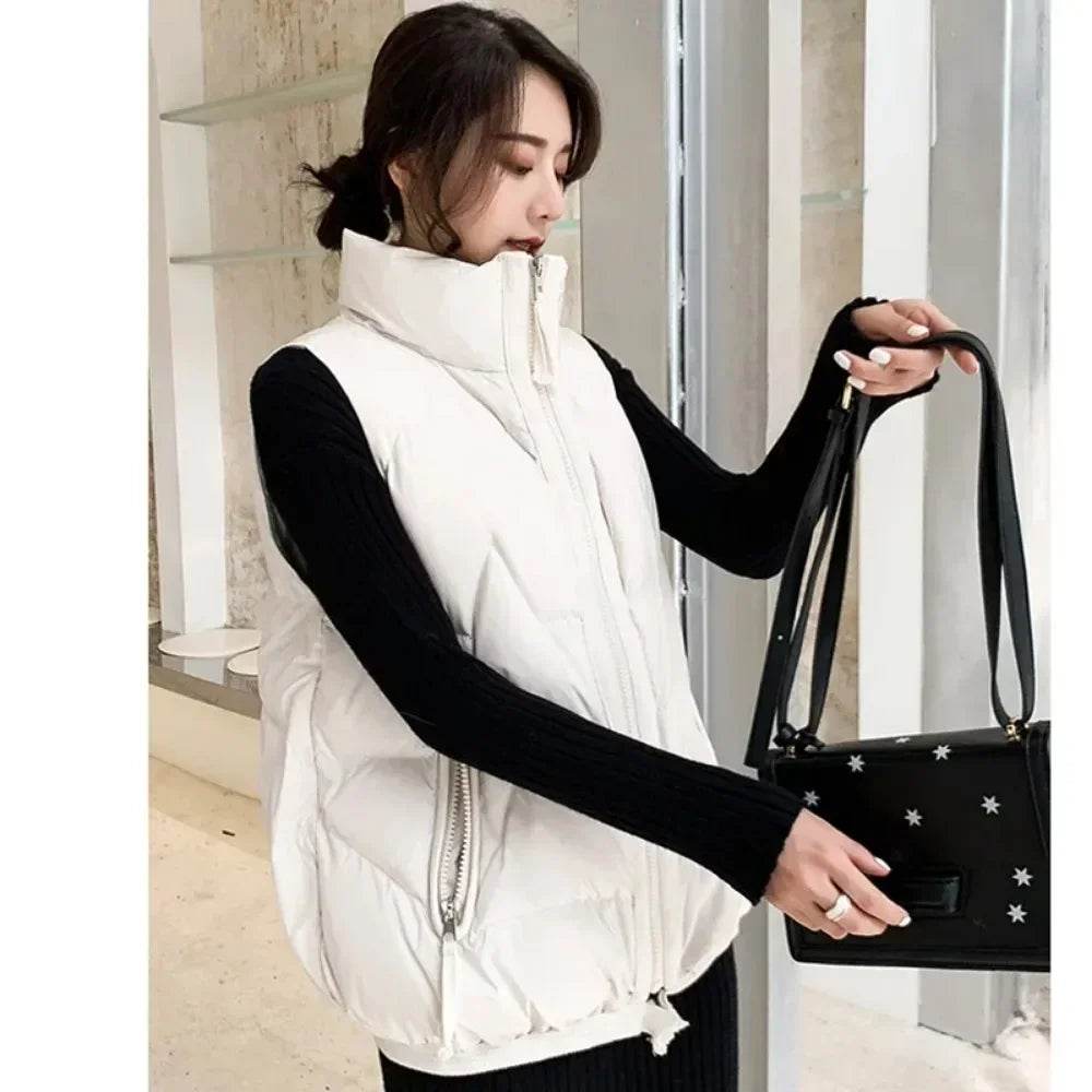 2024 Women's Sleeveless Down Vest - Ultra Light, Waterproof Winter Wear - Buy Center US