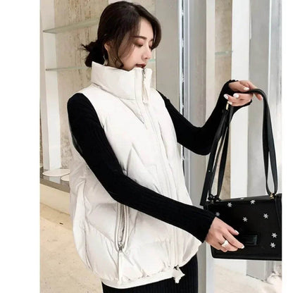2024 Women's Sleeveless Down Vest - Ultra Light, Waterproof Winter Wear - Buy Center US