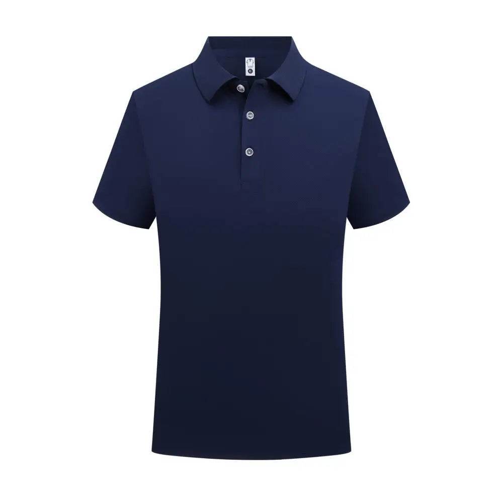 Classic Black Polo T-Shirt for Men - Casual & Breathable Summer Wear - Buy Center US