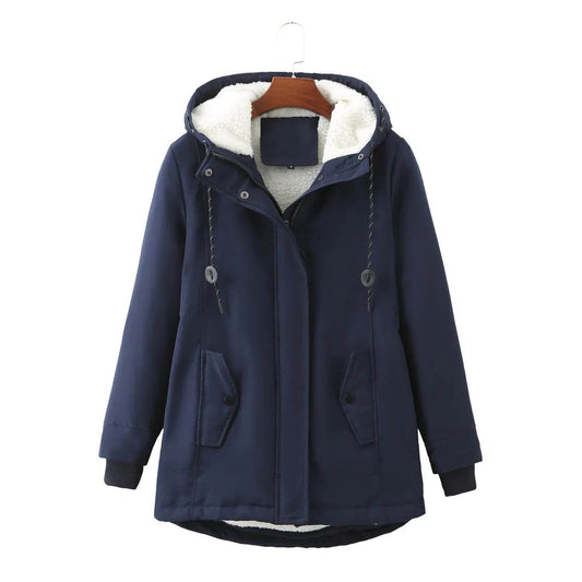 Kalenmos Women's Thick Warm Parka Coat - Casual Winter Jacket - Buy Center US