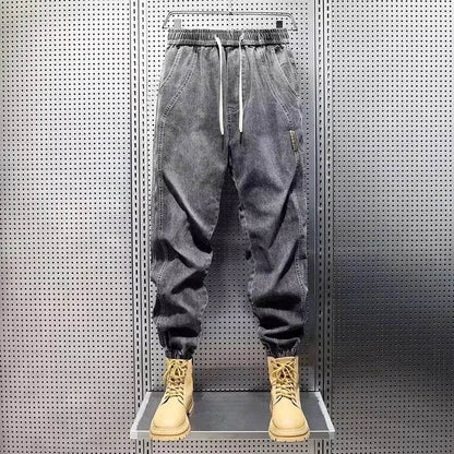 Trendy Loose-Fit Men's Jeans 2024 - Vintage Distressed Casual Pants - Buy Center US