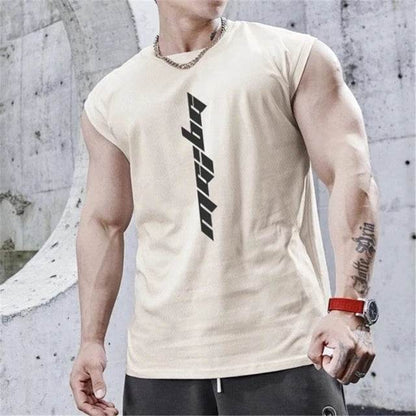 Men's Bodybuilding Tank Tops - Summer Fitness Sleeveless Workout Shirts - Buy Center US