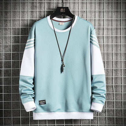 OIMG Men's Patchwork Hoodie - Casual Pullover for Autumn Fashion - Buy Center US