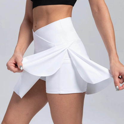 LUOBOLAN 2 in 1 Women’s Sports Skirt - Anti-Exposure Gym Shorts - Buy Center US