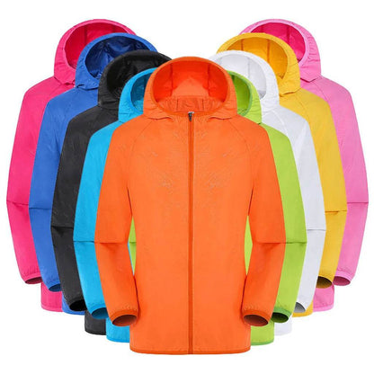 Waterproof Camping Rain Jacket - Men's & Women's Quick Dry Windbreaker - Buy Center US