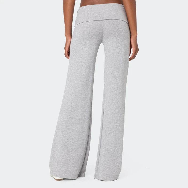 Maemukilabe Casual Wide Leg Sweatpants - Low Rise Flare for Women - Buy Center US