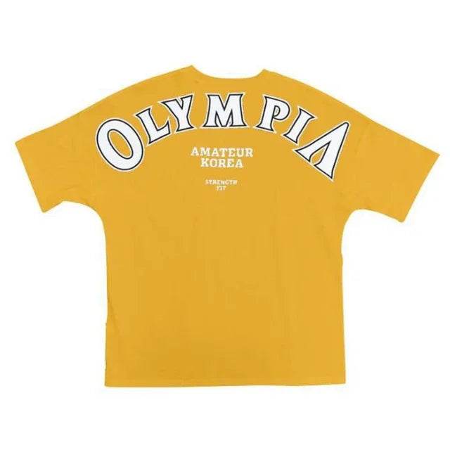 OLYMPIA Men's 3D Printed Gym T-Shirt - Quick Dry, Lightweight Sports Top - Buy Center US