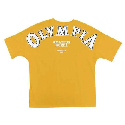 OLYMPIA Men's 3D Printed Gym T-Shirt - Quick Dry, Lightweight Sports Top - Buy Center US