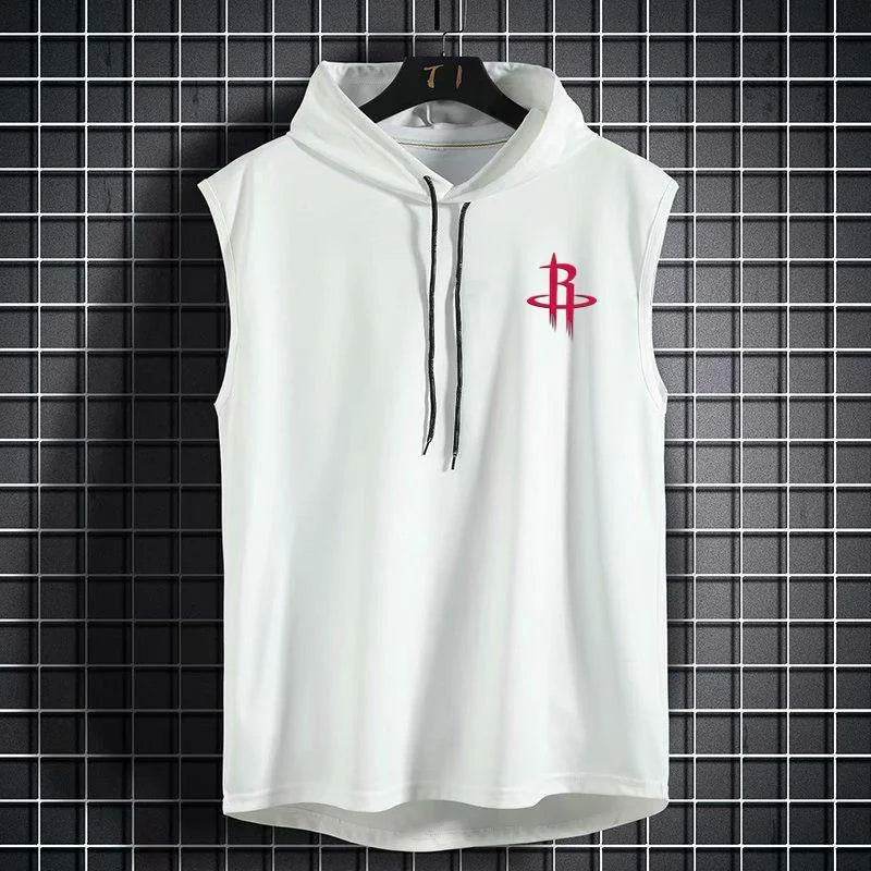 Summer Breathable Hooded Basketball Vest - Quick-Drying Casual Tank Top - Buy Center US