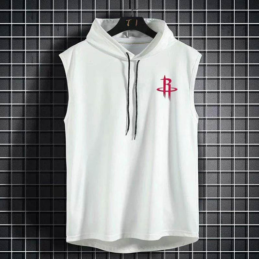 Summer Breathable Hooded Basketball Vest - Quick-Drying Casual Tank Top - Buy Center US