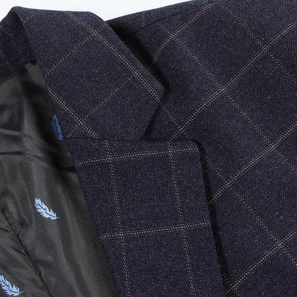 Men's Slim Fit Plaid Blazer - Casual Spring Autumn Fashion Coat - Buy Center US