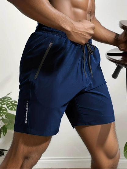 Men's Quick Drying Sports Shorts - Breathable Drawstring Waist for Summer - Buy Center US
