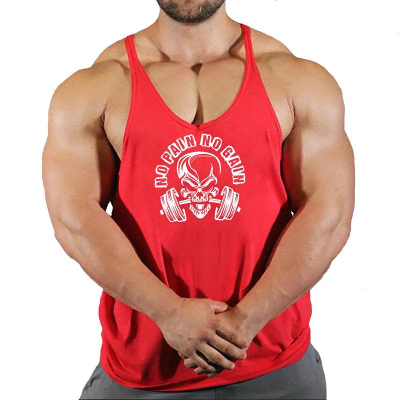 2024 Cotton Sleeveless Tank Tops for Men - Casual Bodybuilding Vest - Buy Center US