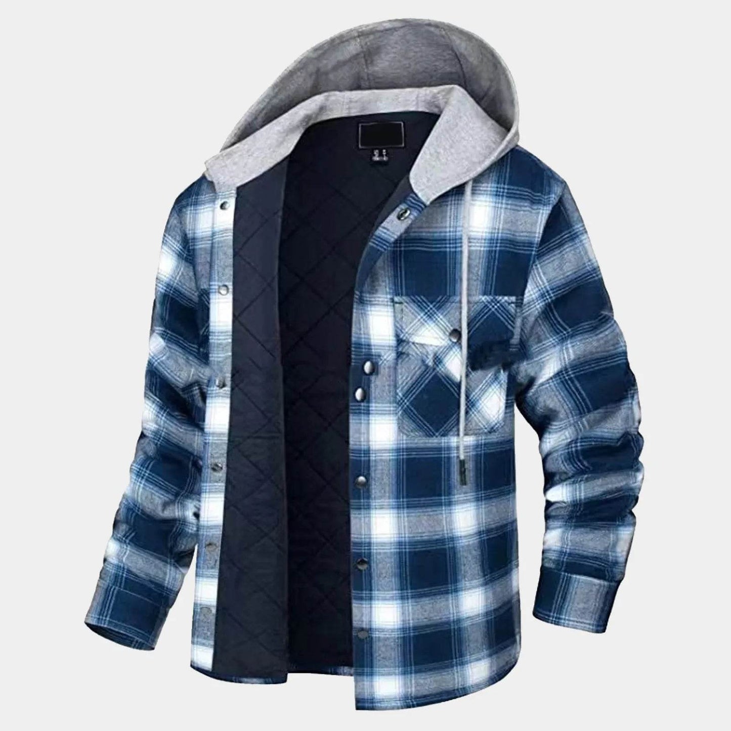 Men's Thickened Cotton Jacket - Casual Autumn Winter Hooded Coat - Buy Center US