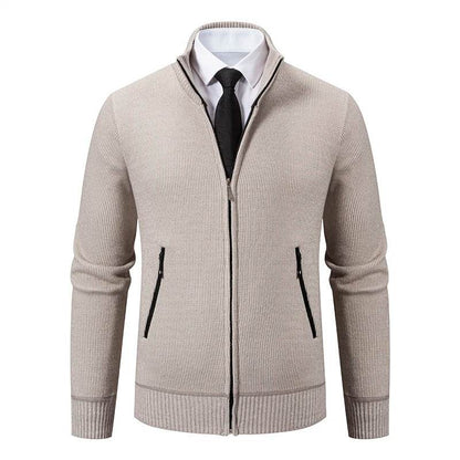 ENWEIGE Men's Knitted Cardigan Jacket - Vintage Fleece Winter Coat - Buy Center US