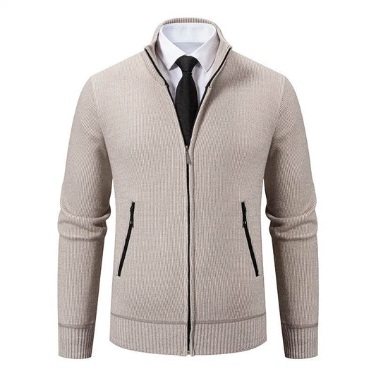 ENWEIGE Men's Knitted Cardigan Jacket - Vintage Fleece Winter Coat - Buy Center US