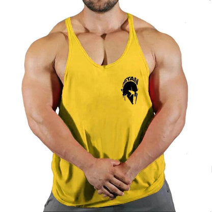 Men’s Gym Stringer Tank Top - Comfortable Cotton Workout Vest - Buy Center US
