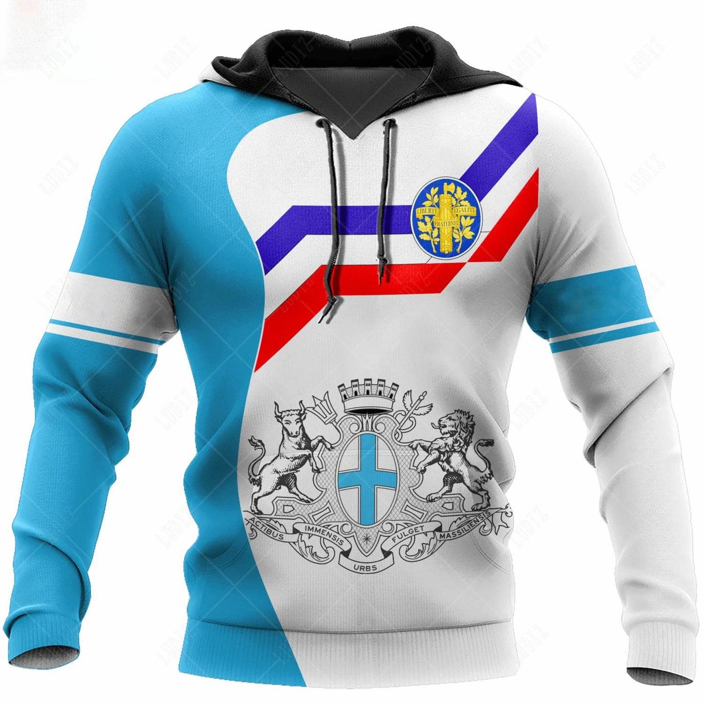 Men's 3D Print France Flag Hoodie - Casual Long Sleeve Autumn Wear - Buy Center US