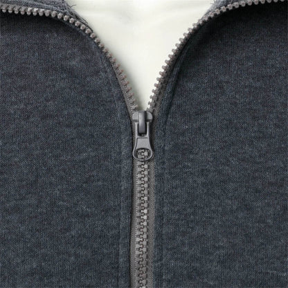 Men's Casual Zipper Hoodie - Solid Color Cardigan for Autumn Style - Buy Center US