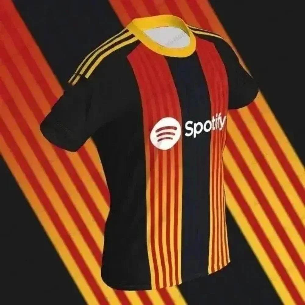 2025 Barcelona Men's Football Jacket - 3D Printed, Quick Dry, Breathable - Buy Center US