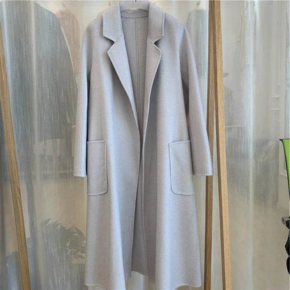 RosEvans Handmade Wool Coat - Double-Sided, Casual Style for Women - Buy Center US