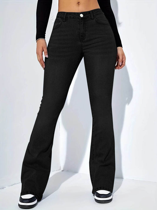 LEEYOVEE Women's High Waist Boot Cut Jeans - Stretch & Comfortable Fit - Buy Center US