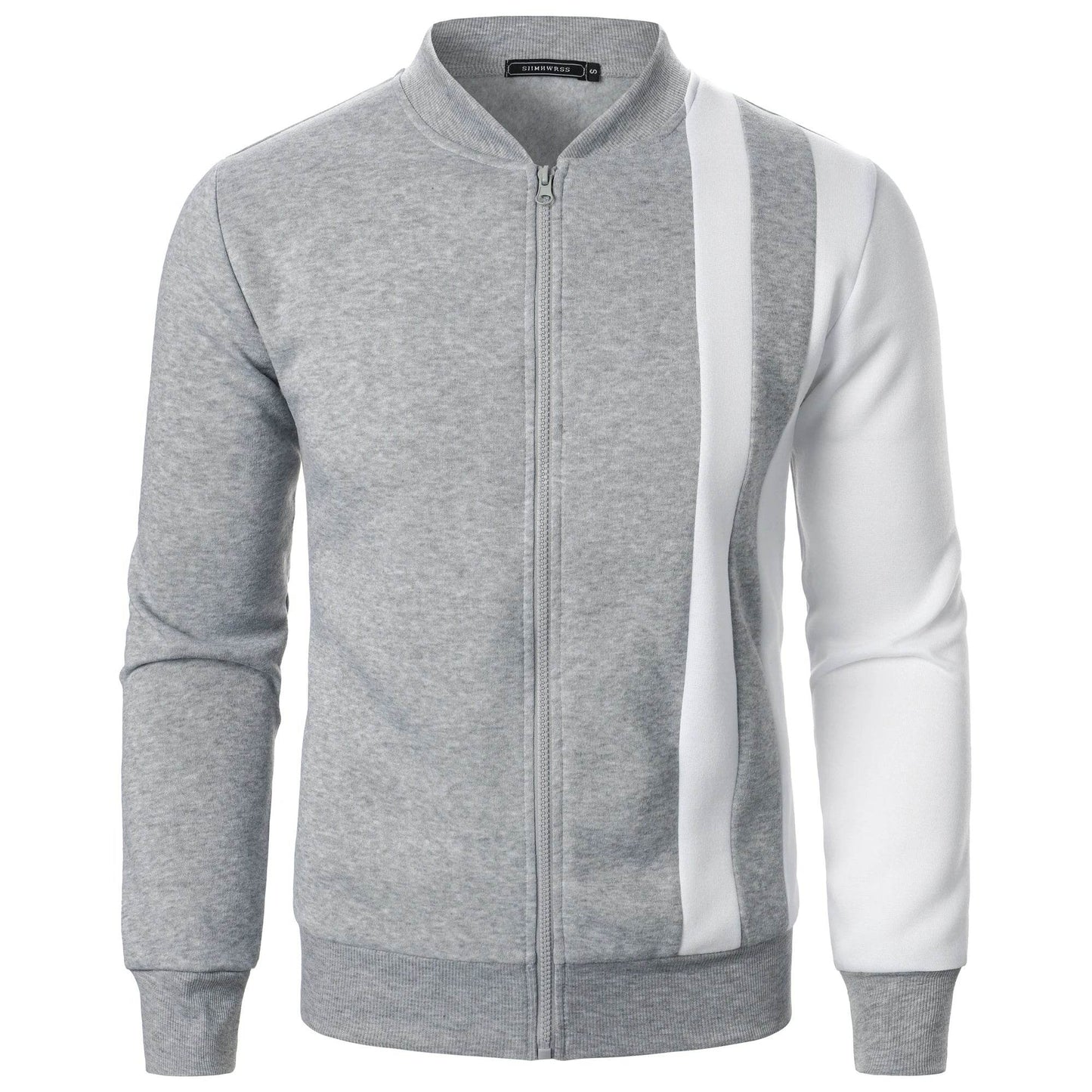 Casual Long Sleeve Zipper Gym Blazer - Men's Spring & Fall Jacket - Buy Center US