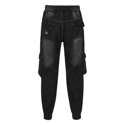 Men's Casual Ripped Skinny Jeans - Lightweight, Stylish Streetwear Pants - Buy Center US