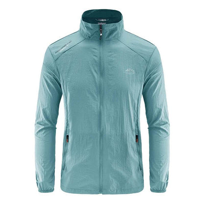 MuLS Men's Summer Windbreaker Jacket - Ultralight Casual Fishing Coat - Buy Center US