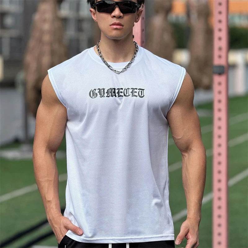 2024 Men's Fitness Tank Top - Casual Sleeveless Shirt for Summer Workouts - Buy Center US