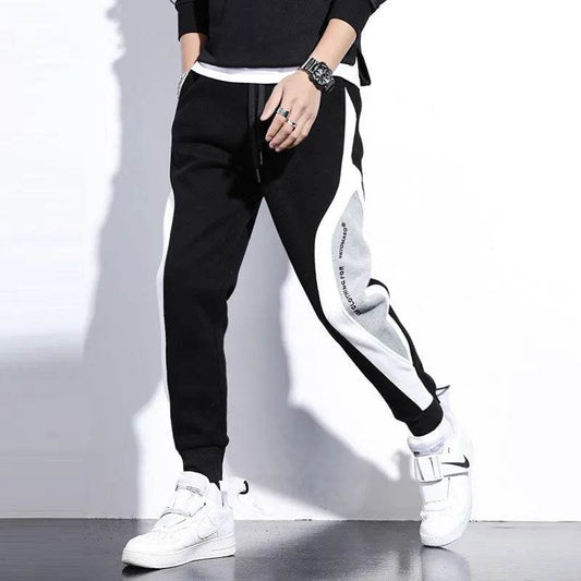Stylish Black Jogger Pants for Men - Comfortable Hip Hop Casual Trousers - Buy Center US